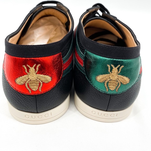 GUCCI Falacer Hebron Sneaker Black Men 8 US 483266 - Picture 8 of 16